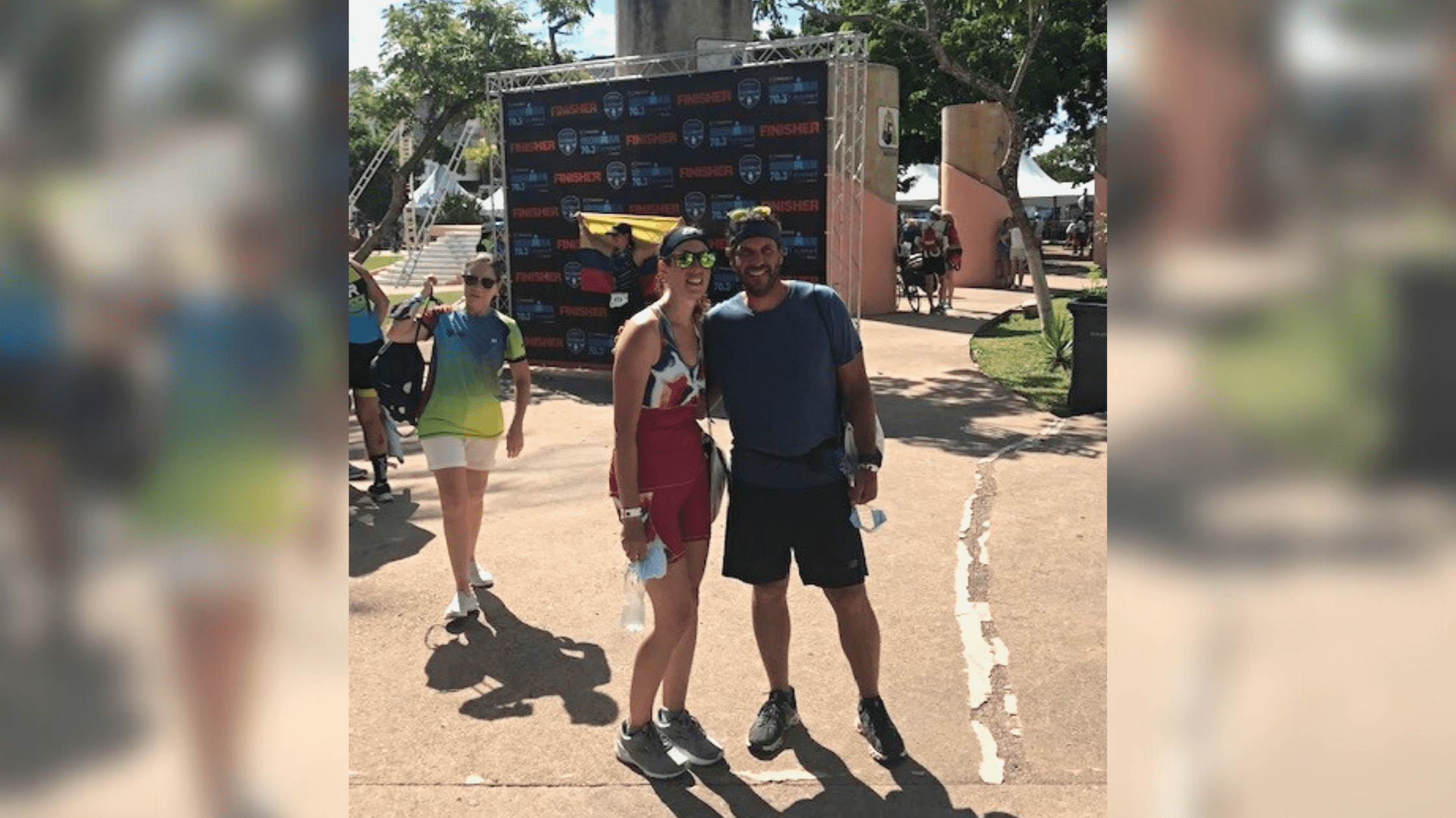 On September 26, 2021, in Cozumel, Mexico, Marissa and I completed the Half Ironman. 